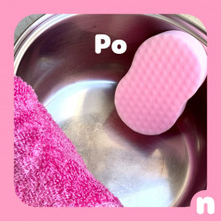 čištění připáleného hrnce - po